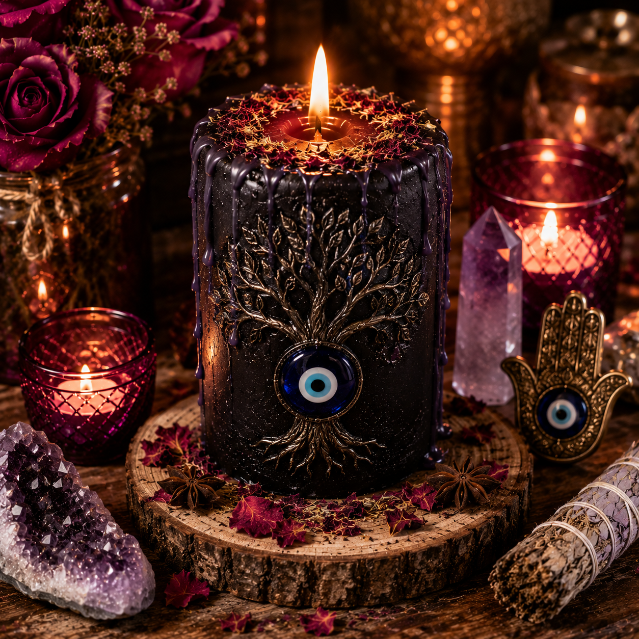 Knock on wood protection spell